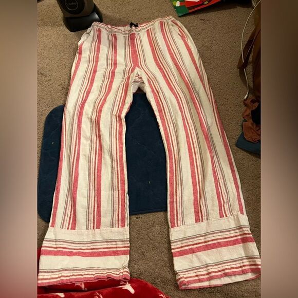 Ellen Tracy striped pants 12 - Picture 1 of 7